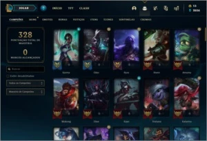 Conta prata 3 com 122 skins e 86 champs - League of Legends LOL