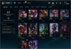conta diamante lol - League of Legends