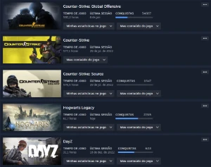 Conta steam lvl 28, 18 anos, 48 jogos!