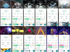 Conta Pokémon Go Lvl 70 | 331 Lendários | 208 Brilhantes - Pokemon GO
