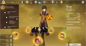 CONTA GENSHIN IMPACT /AR 50/ KEQING/MONA/ZHONGLI+1/ N.A.