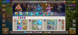 Conta Clash Of Clans Cv12 Top Full Acesso + 2 Skins