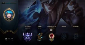 VENDO CONTA EX MESTRE 147 PONTOS - League of Legends LOL