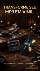Transforme Seu Mp3 Em Vinil De Verdade - Outros