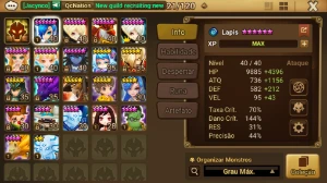 Conta SW Julianne + Leo - Summoners War