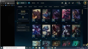 CONTA UNRANKED, 48 SKINS - League of Legends LOL