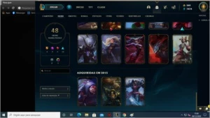 CONTA UNRANKED, 48 SKINS - League of Legends LOL
