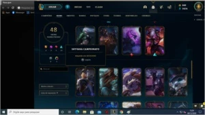 CONTA UNRANKED, 48 SKINS - League of Legends LOL