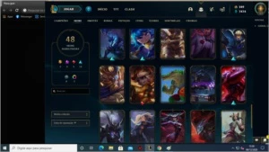 CONTA UNRANKED, 48 SKINS - League of Legends LOL