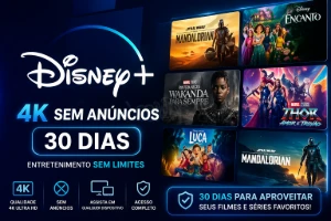 (PROMOÇÃO) Disney+ 4K Ultra HD Sem Anúncios – Por 30 Dias - Assinaturas e Premium