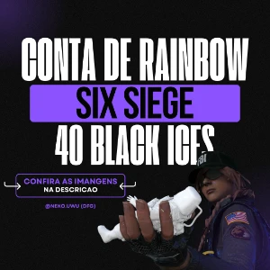 Conta Rainbow Six Siege Com 40 Black Ices e 11 Elites