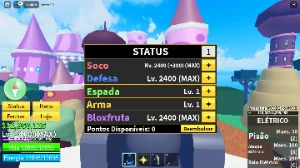 UP de conta lvl, maestria, espadas e - Roblox - Blox Fruits - GGMAX