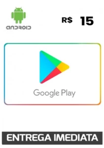 Gift Card Google Play R$15,00 - Gift Cards