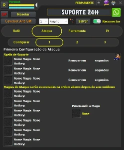 Macro Bot para RubinOT Completo (Vitalício & Anti-GM Alarm) - Tibia