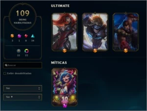 Conta no LoL Lv419 Com Skin, Unranked, Todos os Champs - League of Legends