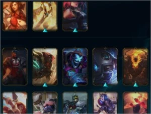 Conta League of Legends lv200+, 80skins , Platina 3 2020. LOL