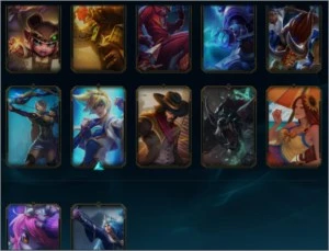 Conta League of Legends lv200+, 80skins , Platina 3 2020. LOL