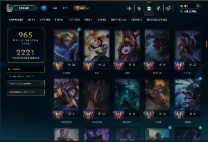 Esmeralda 4 com TODOS os Champs e 309 Skins +14 Miticas - League of Legends LOL