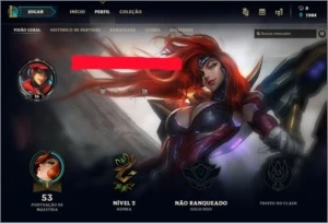 CONTA League of legends LOL lv 26 17champs 13skins +ULTIMATE