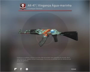 VENDO AK-47 | Vingança Água-marinha - Counter Strike CS