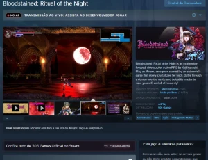 Key Bloodstained: Ritual of the Night para Steam