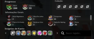 Conta PxG/PokeXGames LV 244 OCEAN