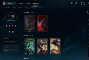 Conta de LOL Diamante S7 - League of Legends