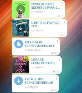 Pack Fornecedores Premium - Outros