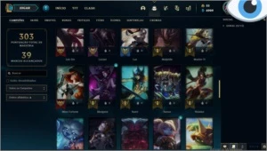 Conta lol lvl 157 com 54 skin é  71 champs - League of Legends
