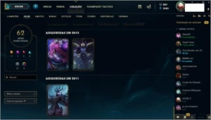 CONTA LEAGUE OF LEGENDES desde 2010 - League of Legends LOL