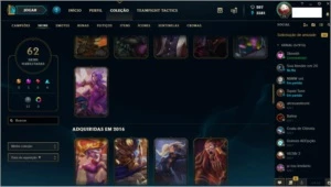 CONTA LEAGUE OF LEGENDES desde 2010 - League of Legends LOL