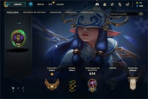Conta gold com skin - League of Legends LOL