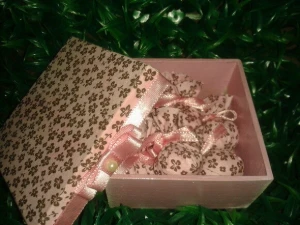 Caixa de Mdf com saches - Artesanato e Personalizados