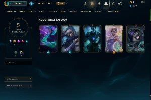 Conta upada A MÃO, unranked, honra 2. Lux elementalista.