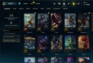 Conta Platina 2 com 27 Champs e 12 Fragmentos - League of Legends LOL