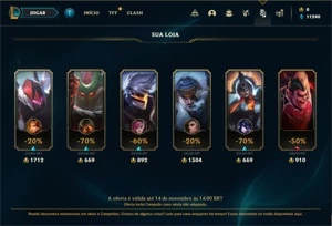 Conta Platina 2 com 27 Champs e 12 Fragmentos - League of Legends LOL