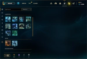 Conta Platina 2 com 27 Champs e 12 Fragmentos - League of Legends LOL