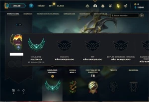 Conta Platina 2 com 27 Champs e 12 Fragmentos - League of Legends LOL