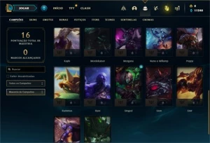 Conta Platina 2 com 27 Champs e 12 Fragmentos - League of Legends LOL