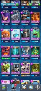 Vendo conta clash royale lv40 arena festa clash 8383 pontos
