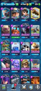 Vendo conta clash royale lv40 arena festa clash 8383 pontos