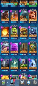Vendo conta clash royale lv40 arena festa clash 8383 pontos