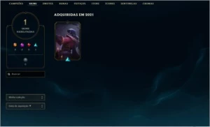 Conta League of Legends Diamante 1 (HONRA 0) LOL