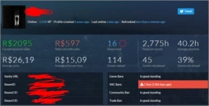 CONTA STEAM COM 104 JOGOS!