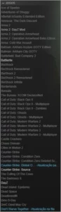 CONTA STEAM COM 104 JOGOS!