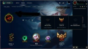 Conta lol Gold 3 - League of Legends