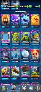 Conta Clash Royale Nível 32 | +524k de Ouro | 5200 Troféus |