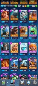 Conta Clash Royale Nível 32 | +524k de Ouro | 5200 Troféus |