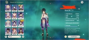 Ar 50 com xiao zhongli itto diluc mona qiqi - Genshin Impact