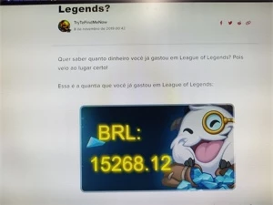 Conta league of legends com mais de 1.400 skins LOL